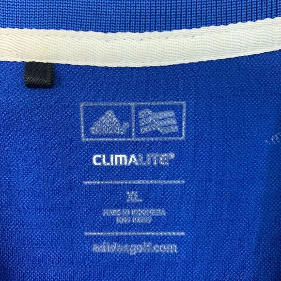 Adidas Polo Shirt Men XL Extra Large Harbor Climalite Quick Dry Performance Golf - Picture 10 of 14